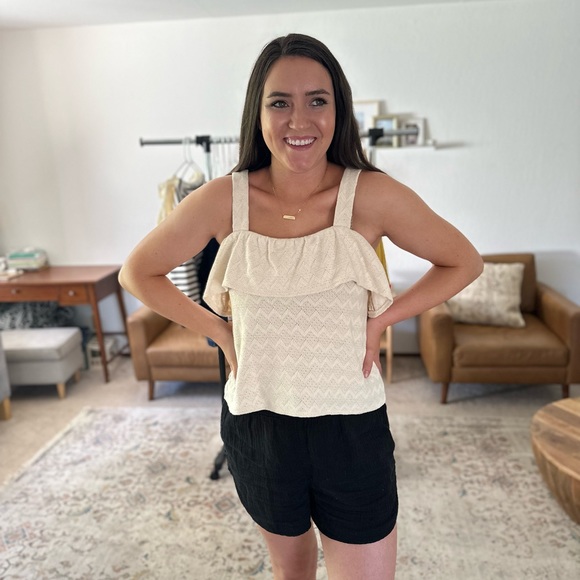 Madewell ruffle tank top - Picture 3 of 6